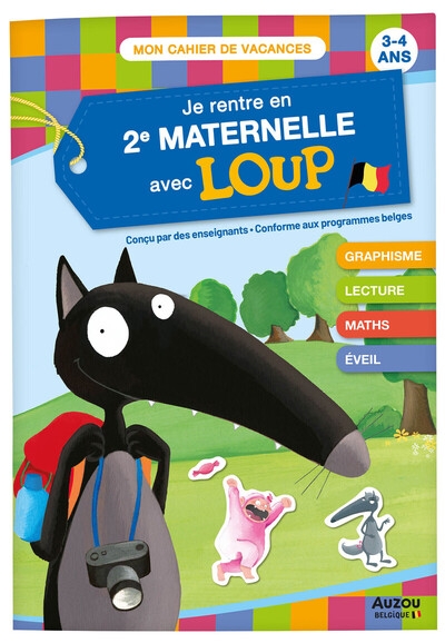 Je rentre en 2e maternelle avec loup - Image principale