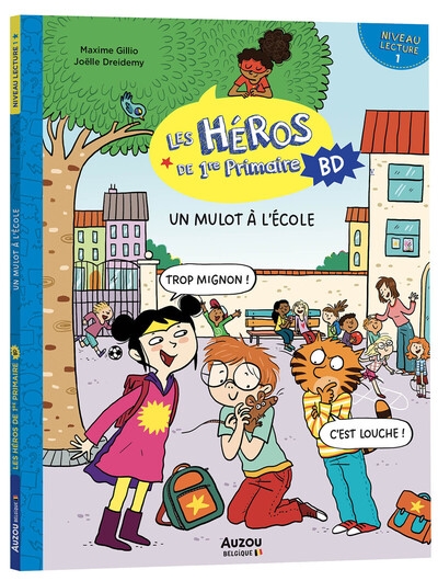 Les héros de 1re primaire en bd - niveau 1 - un mulot à l'école - Image principale