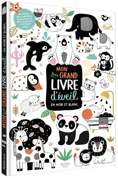 Mon très grand livre d'éveil en noir et blanc - Image principale