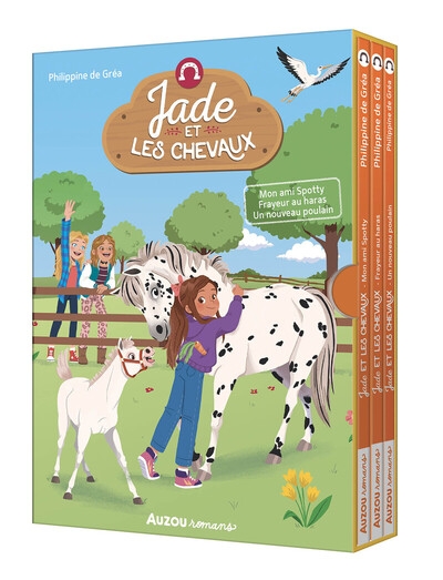 Coffret bibliothèque 1 - jade et les chevaux - tomes 1 à 3 - Image principale