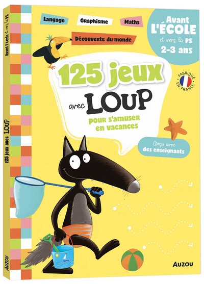 125 jeux avec loup - avant l'école et vers la ps - 2026 - Image principale