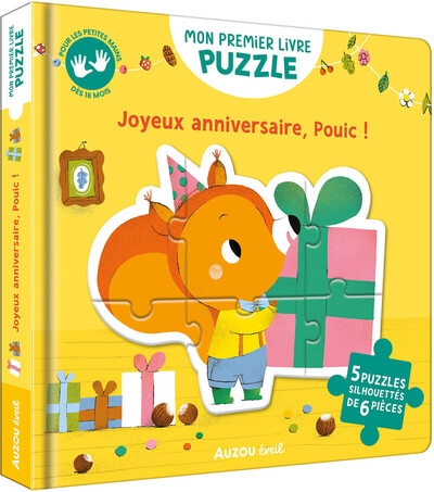 Mon premier livre puzzle - joyeux anniversaire, pouic ! - Image principale