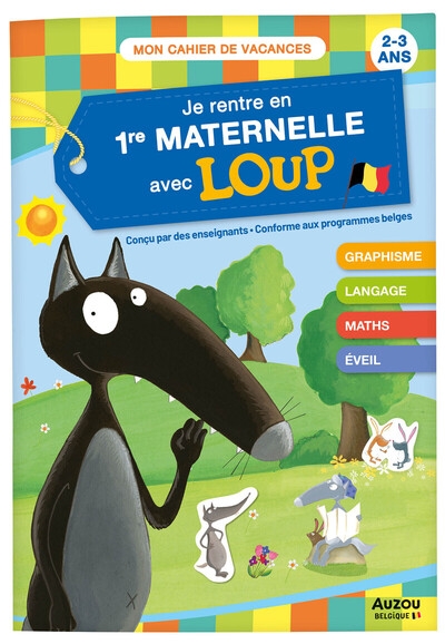 Je rentre en 1re maternelle avec loup - Image principale