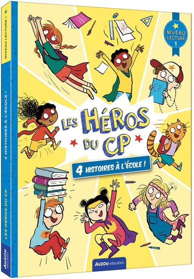 Les héros de 1re primaire - niveau 1 - 4 histoires à l'école ! - Image principale