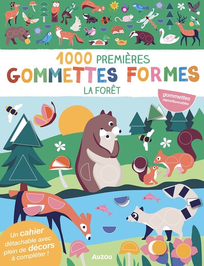 1000 premieres gommettes formes - la foret - Image principale