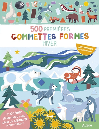 500 premières gommettes formes - hiver - Image principale