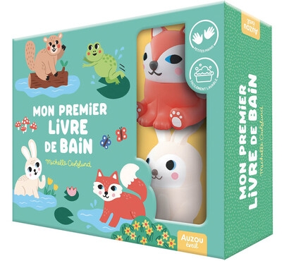 Le bain de petit renard - un coffret avec un livre de bain et 2 jouets déclipsables ! - Image principale