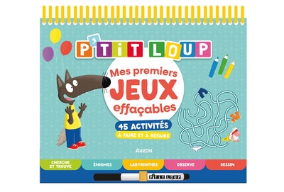 P'tit loup - mes premiers jeux effaçables - Image principale