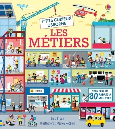 Les métiers - p'tits curieux usborne - Image principale
