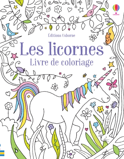 Les licornes - livre de coloriage - Image principale