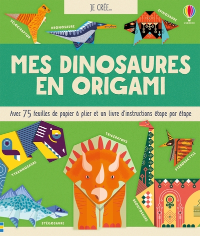 Je crée... mes dinosaures en origami - Image principale