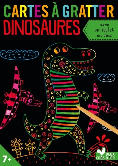 Cartes à gratter - dinosaures - Image principale
