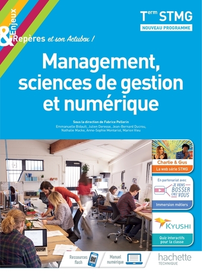 Enjeux et repères management, sciences de gestion et numérique term stmg - livre élève - éd. 2020 - Image principale