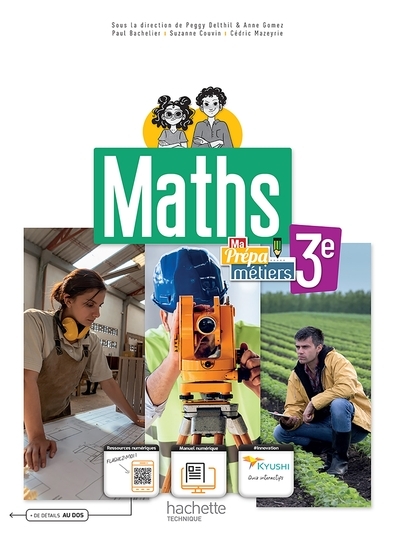 Mathématiques 3e prépa-métiers - livre élève - éd. 2022 - Image principale