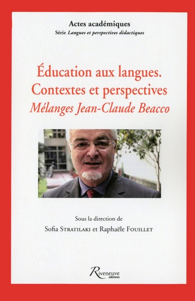 Education aux langues. contextes et perspectives - Image principale