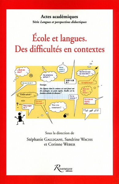 Ecoles et langues. des difficultés en contexte - Image principale