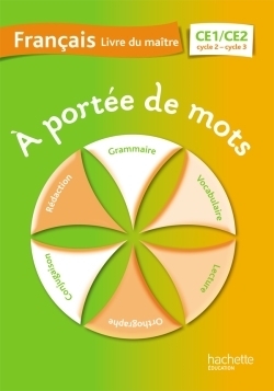 A portée de mots - français ce1-ce2 - guide pédagogique - ed. 2014 - Image principale