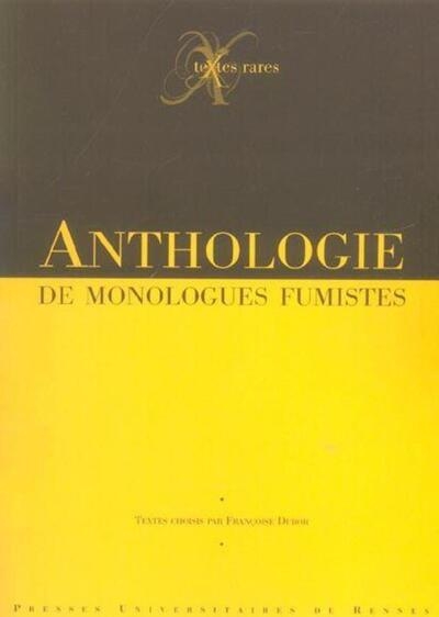 Anthologie de monologuie fumiste - Image principale