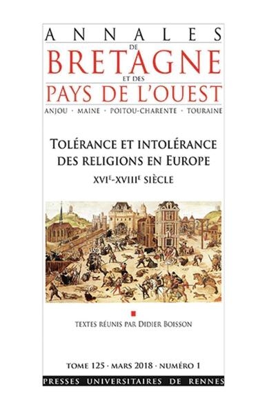 Tolérance et intolérance des religions en europe xvie-xviiie siècle - Image principale