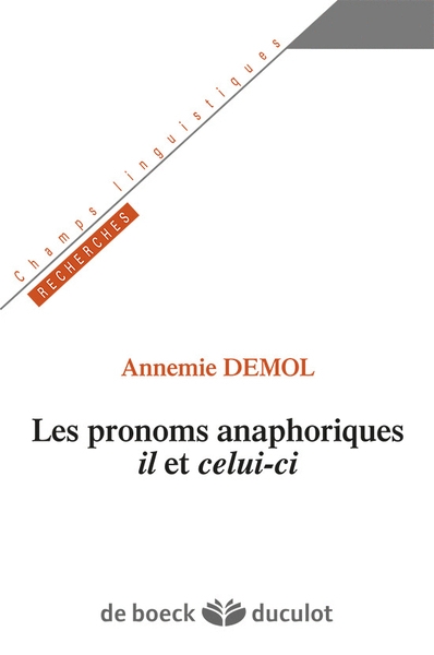 Les pronoms anaphoriques il et celui-ci - Image principale