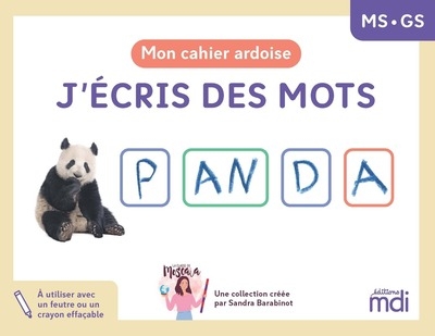 La classe de moscaia - mon cahier ardoise - j'écris des mots - Image principale