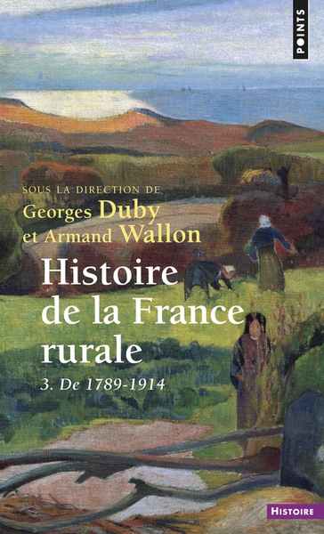 Histoire de la france rurale, tome 3 - Image principale