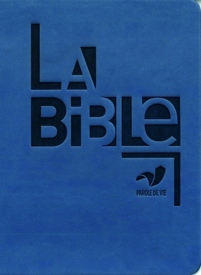 La bible parole de vie - bleu, similicuir, souple, glissière, onglets, sans les deutérocanoniques - Image principale