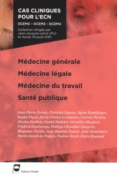 Médecine générale - médecine légale - médecine du travail - santé publique - Image principale