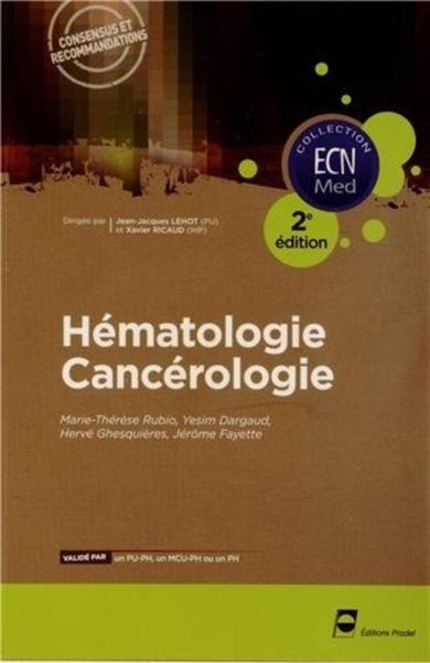 Hematologie cancerologie 2e edition - Image principale