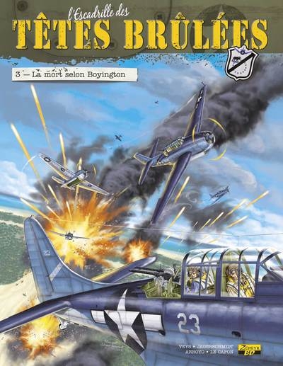 L'escadrille des têtes brûlées - tome 3 - la mort selon boyington (ex-libris) - Image principale