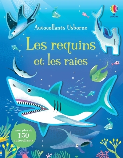 Les requins et les raies - autocollants usborne - dès 3 ans - Image principale