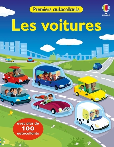 Les voitures - premiers autocollants - dès 3 ans - Image principale