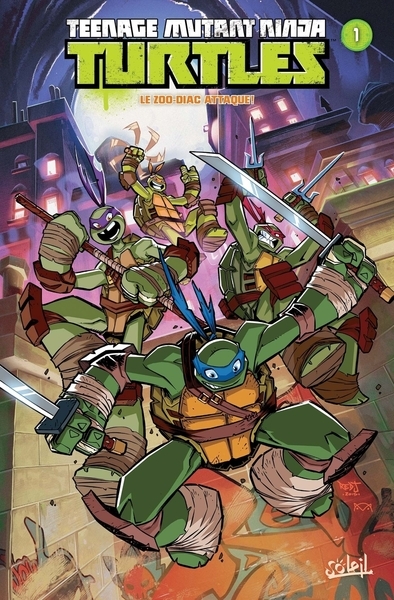 Teenage mutant ninja turtles - les tortues ninjas t01- premiers pas - Image principale