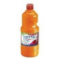 Flacon 1 litre gouache liquide giotto avec bouchon doseur - orange - Image principale