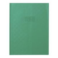 Protège-cahier grain madras 22/100ème 24x32 cm vert (lot de 10) - Image principale