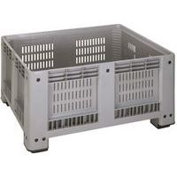 Caisse-palette gerbable - Parois ajourées - Sur pieds - Image principale