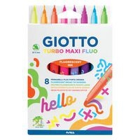 Etui de 8 feutres fluos pointe extra large - Image principale