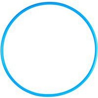 Cerceau rond diamètre 65cm bleu - Image principale