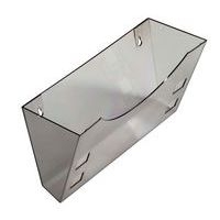 Support mural pour porte-brochures Helit - A4 et A5/A6 - Transparent - Image principale