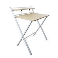 Bureau pliable Homy blanc/hêtre - Image principale