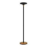 Lampadaire led bamboo prise europe noir - Image principale
