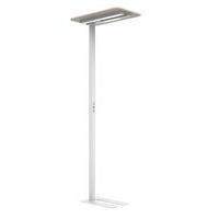 Lampadaire led nexus double éclairage ergonomique blanc - Image principale