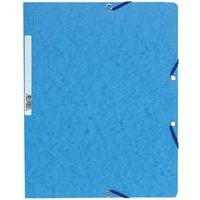 Chemise élastique sans rabat carte lustrée 400gm² A4 violine (lot de 25) - Image principale