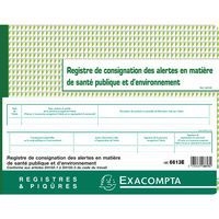 Piqûre registre de consignation des alertes 24x32cm - Image principale