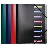 Trieur polypropylène 3 rabats opaque 8 compartiments (Lot de 10) - Image principale