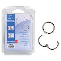 Lot de 10 Blister de 10 anneaux articulés - diamètre 25mm - Image principale