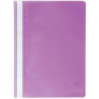 Lot de 25 chemises de présentation à lamelles PP standard A4 Violet - Image principale