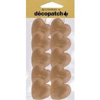 Sachet de 10 cœurs avec cordon 3x10,5x24cm (Lot de 8) - Image principale