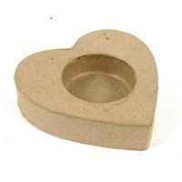 Porte-bougie cœur 8,5x8,5x2cm (Lot de 10) - Image principale