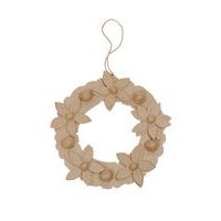 Couronne de fleurs 2x29x29cm (Lot de 2) - Image principale